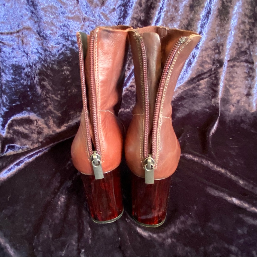 JO MERCER Brown Leather Boots Size 41 (Size 10 Aus) - Picture 10 of 15